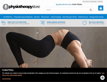 Tablet Screenshot of physiotherapystore.com